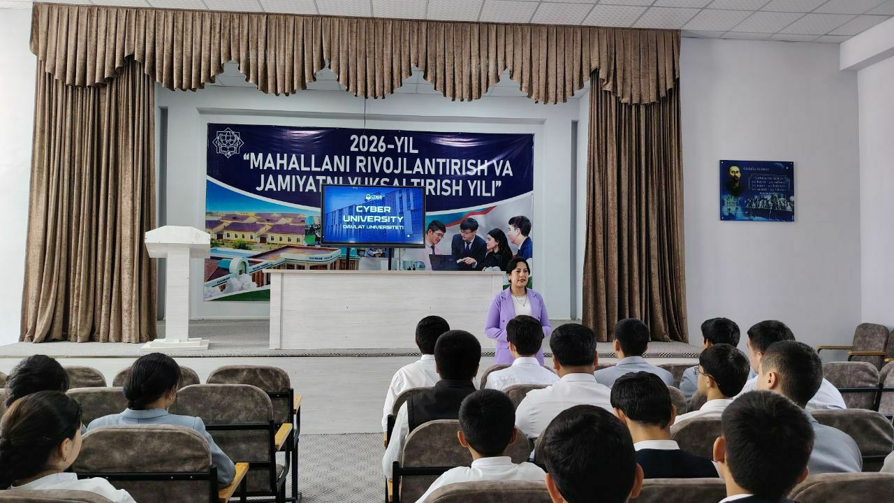 Denovda o‘quvchilar uchun ‘Cyber University’ bilan uchrashuv tashkil etildi