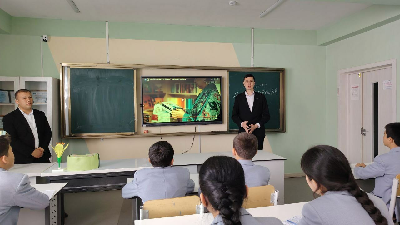 📚 “Kelajak soati” doirasida kitobxonlik darslari tashkil etildi